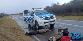 Detenidos tras espectacular fuga y hallazgo de arma de fuego en Ruta Nacional 12