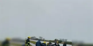 Concepción del Uruguay: Vuelco en Ruta 14 – una familia resultó ilesa