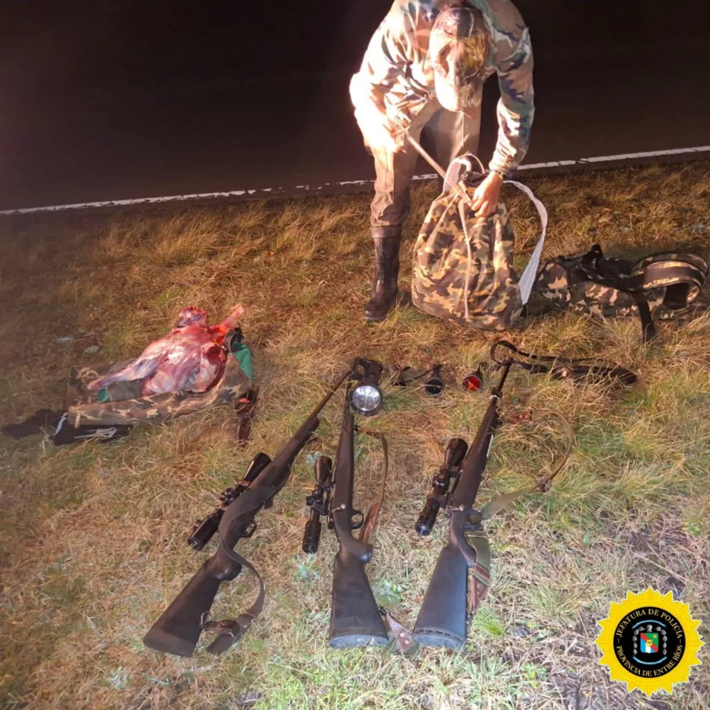 “Operativo Campo Seguro» Armas, allanamientos y animales recuperados en Federación