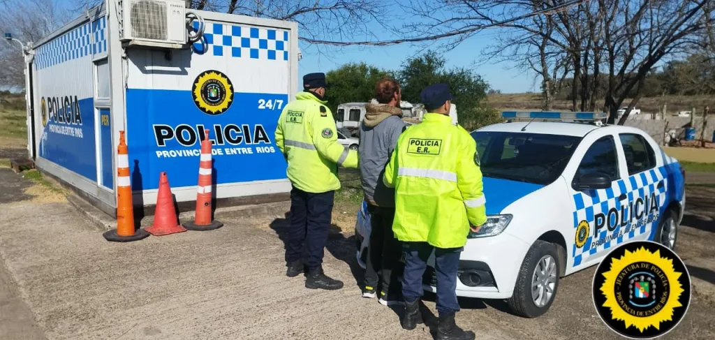 Detención de un masculino con doble pedido de captura en el puesto Bella Vista