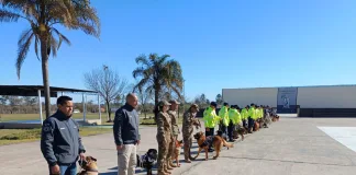 Se dio inicio a un nuevo curso nacional para formar guías y canes detectores de estupefacientes – nivel 2.