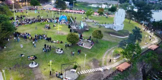 Los jóvenes le dieron vida al nuevo paseo de La Salamanca