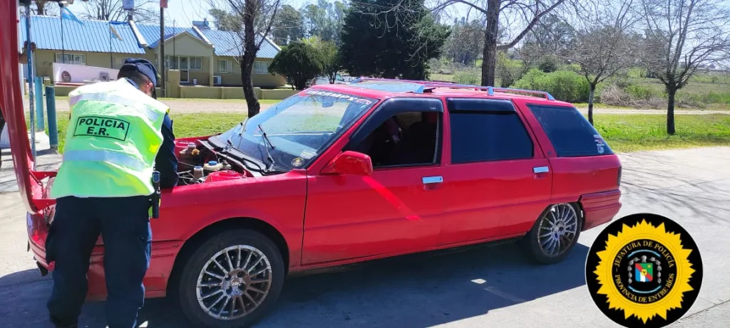 Secuestraron un vehículo en el puesto Bella Vista por irregularidades en la numeración del motor
