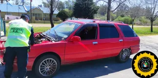 Secuestraron un vehículo en el puesto Bella Vista por irregularidades en la numeración del motor