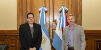 Frigerio firmó una carta de intención con Nación para restaurar y poner en valor el Palacio San José