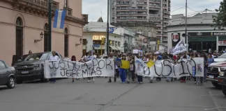 Marcha por Jeremías: la comunidad exigió justicia tras la tragedia