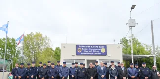 Inauguraron un puesto policial estratégico en el acceso a Villa Paranacito