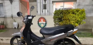 Recuperan motocicleta robada tras rápida intervención policial