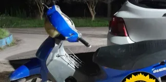 División Investigaciones recupera rápidamente una motocicleta robada