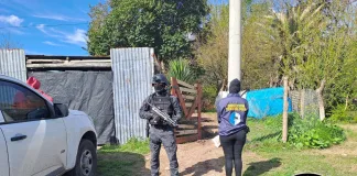 Nogoyá: Allanamiento por Narcomenudeo Finaliza con un Detenido y Secuestro de Drogas, Arma y Vehículos