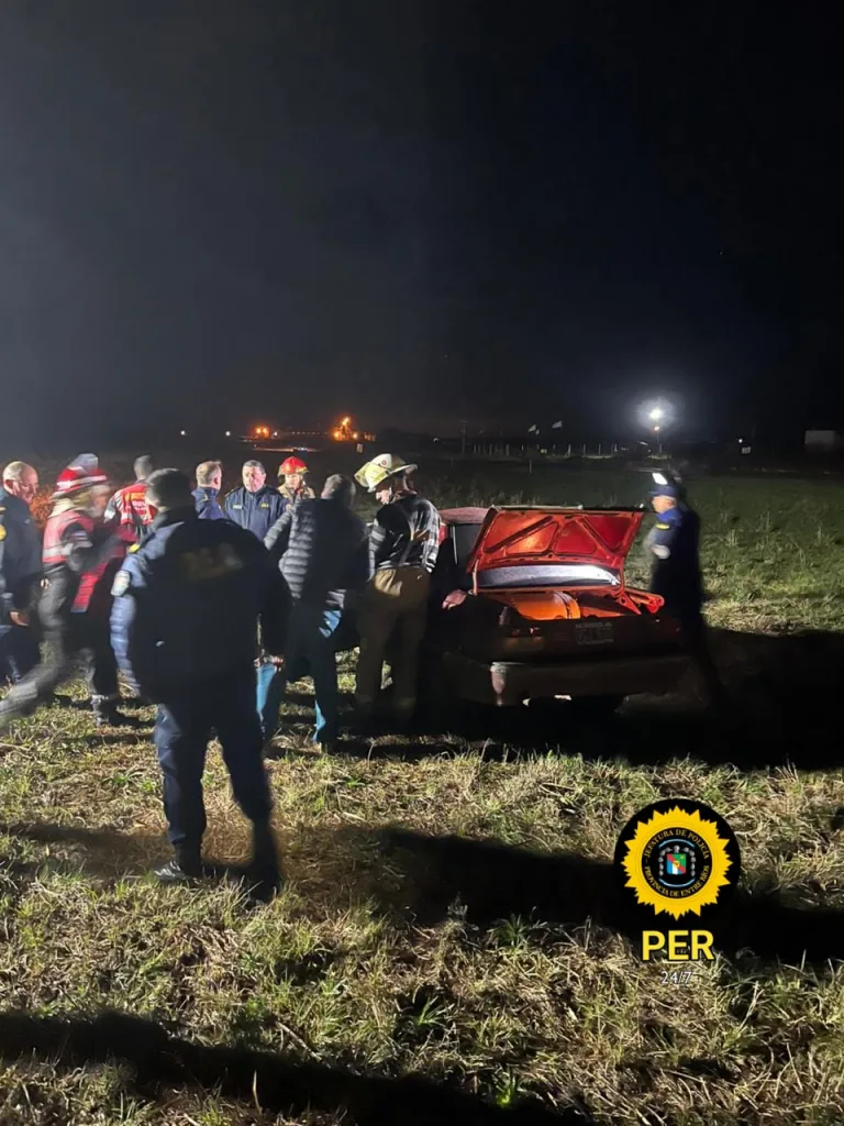 Accidente en Ruta 18: vehículo colisionó con un equino suelto