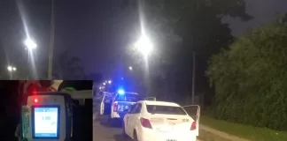 Remisero detenido por conducir ebrio a alta velocidad