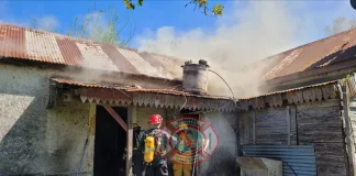 Principio de incendio en una vivienda del barrio Ex-Circuito Mena