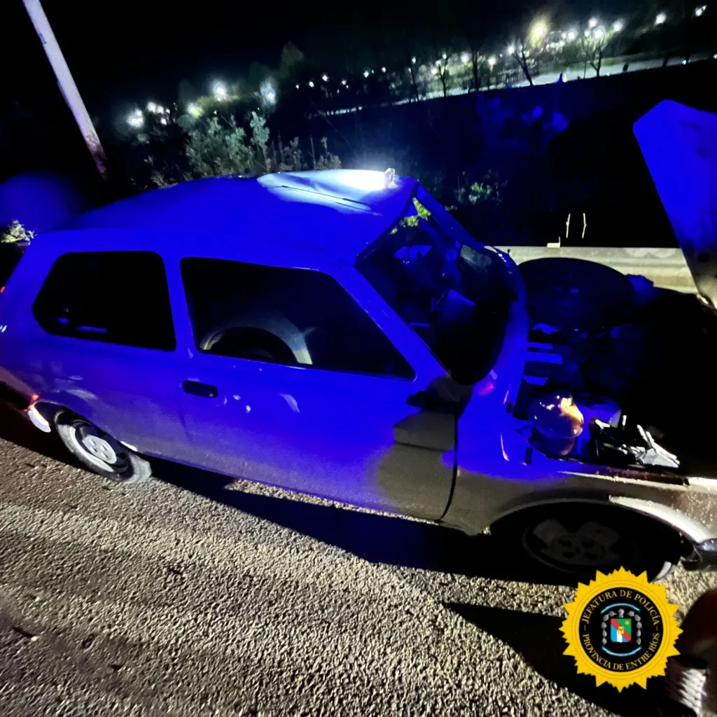 Vuelco sin heridos en Ruta 14