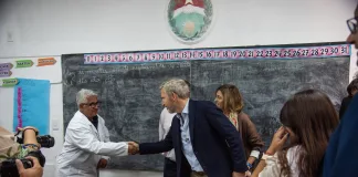 Frigerio anunció que el 100 por ciento de las escuelas rurales tendrán conectividad