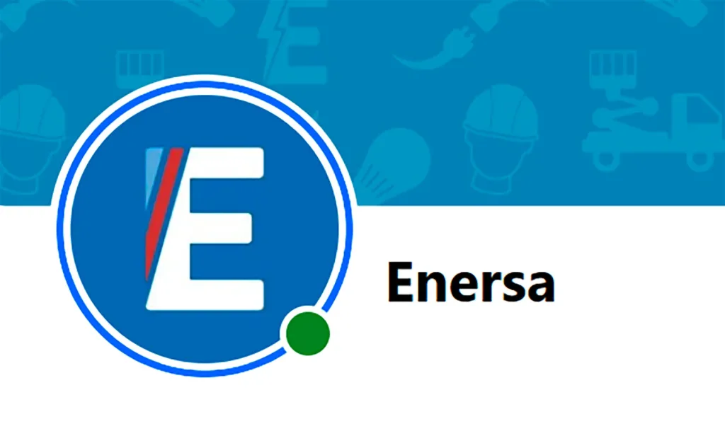 Enersa cambió su logotipo y puso una bandera de Entre Ríos pero con la franja roja al revés