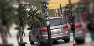 Inhabilitan a una conductora que circuló con su auto por la peatonal de Paraná