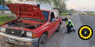 Secuestro vehicular en control vial de Bella Vista