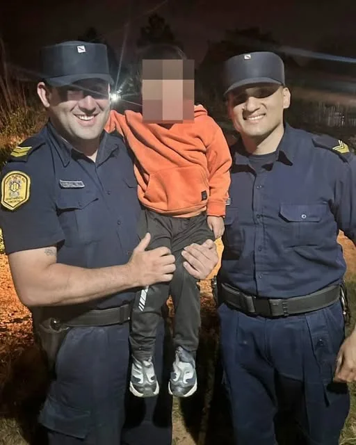 Rápido accionar policial salvó la vida de un niño de 2 años en Concordia