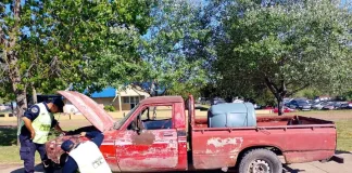 Secuestran una camioneta con irregularidades en su documentación durante control vial en Bella Vista