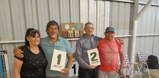 Con amplia participación, se disputaron los torneos de tejo