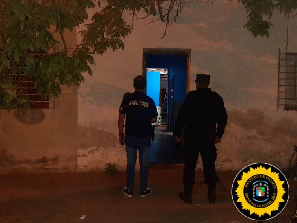 Narcomenudeo en Villaguay: detienen a un joven con marihuana, dinero y elementos de fraccionamiento