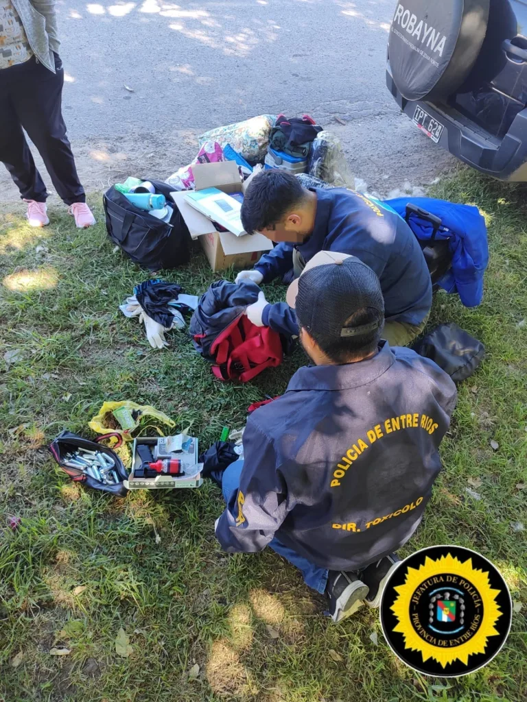 Narcomenudeo en Paso Telégrafo: interceptan vehículo con drogas, arma y dinero en efectivo
