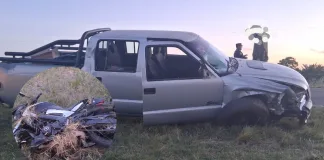 Fatal accidente en Ruta Provincial N° 2: un motociclista perdió la vida tras colisionar con una camioneta