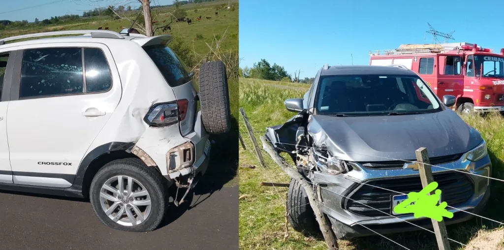 Siniestro vial sin heridos en la Autovía N°12