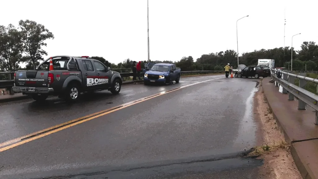 Choque frontal en la Autovía 12, a la altura de Ceibas