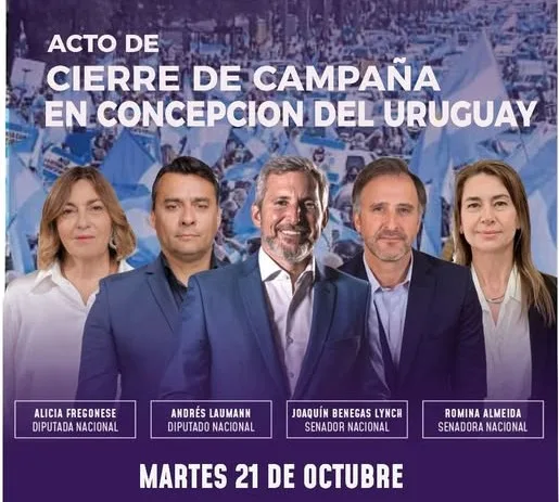 Rogelio Frigerio visitará Concepción del Uruguay para acompañar el cierre de campaña de La Libertad Avanza