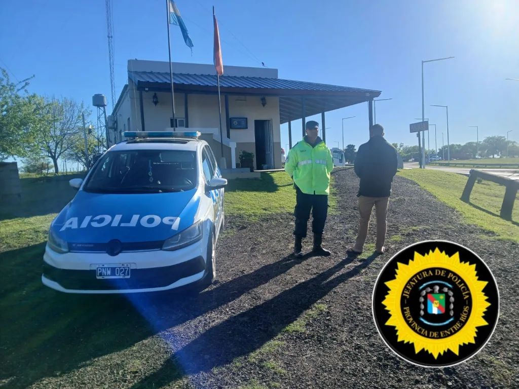 Control vehicular en Tala: detectan pedido de paradero por estafa a ciudadano rosarino