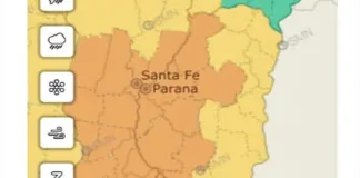 Renovaron alerta por lluvia y tormentas para este viernes