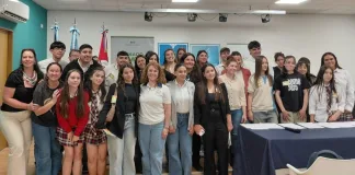 Alumnos expusieron proyectos en el Senado Juvenil 2025