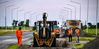 Avanzan los trabajos de rehabilitación en la ruta 39