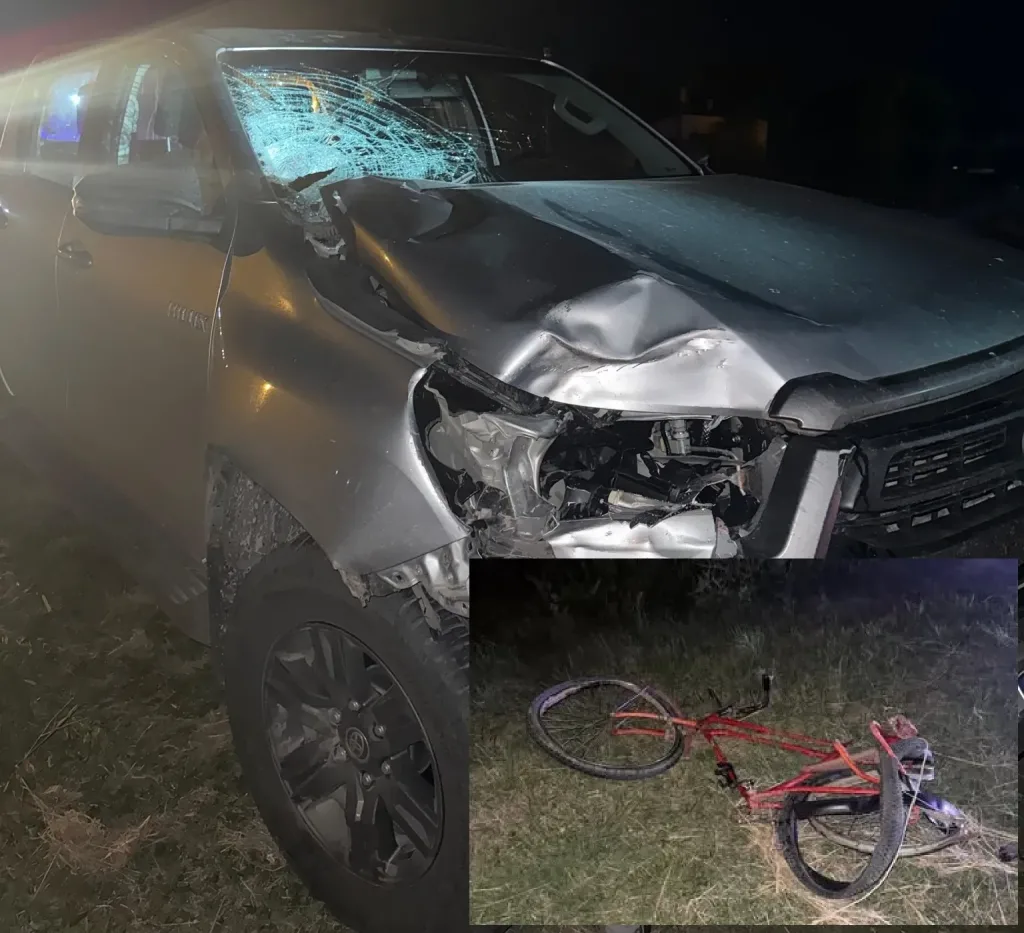 Trágico accidente en ruta entrerriana: un ciclista perdió la vida tras ser embestido por una camioneta