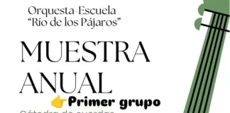 La Orquesta Escuela “Río de los Pájaros” presenta su Muestra Anual en la Biblioteca El Porvenir
