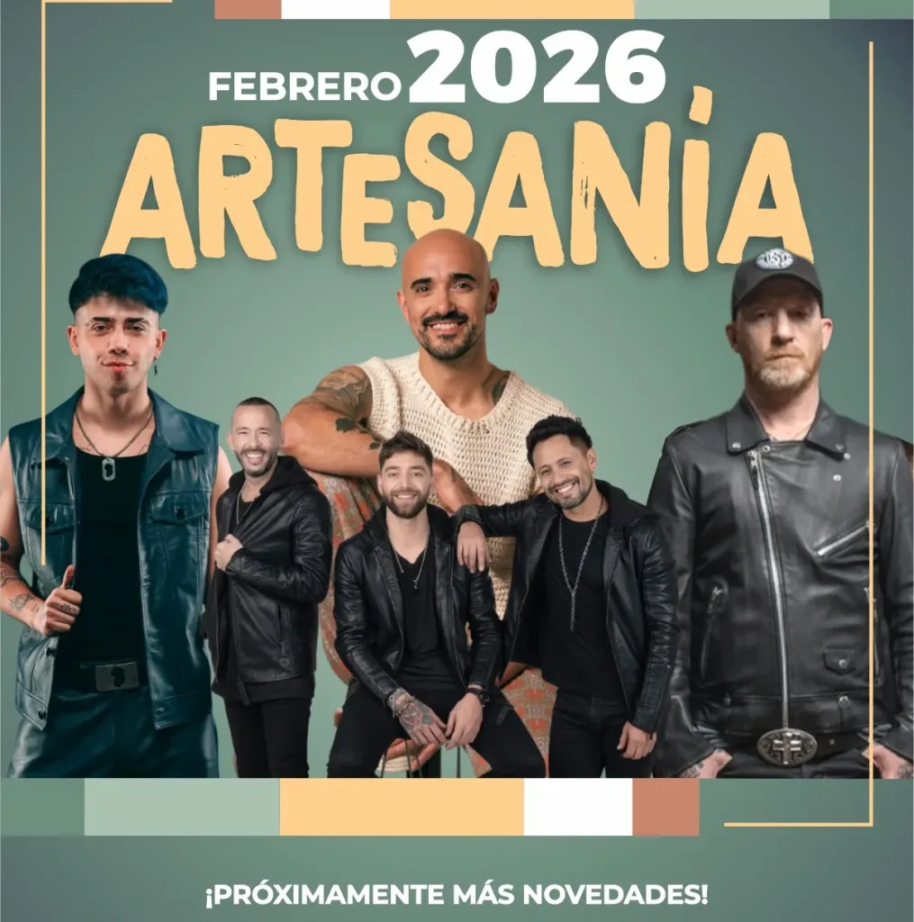 Se revelaron los cuatro artistas principales de la Fiesta Nacional de la Artesanía de Colón