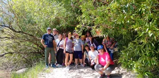 Caminata Aventura Cdelu disfrutó una jornada en Ñandubaysal y la Reserva Las Piedras