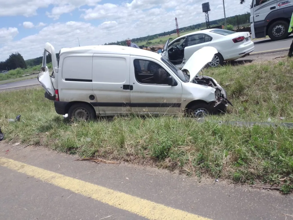 Accidente de tránsito en la Autovía Gervasio Artigas