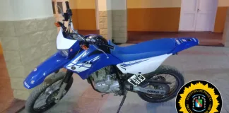 Una motocicleta radicada en Concepción del Uruguay fue secuestrada en Gualeguaychú por presentar anomalías