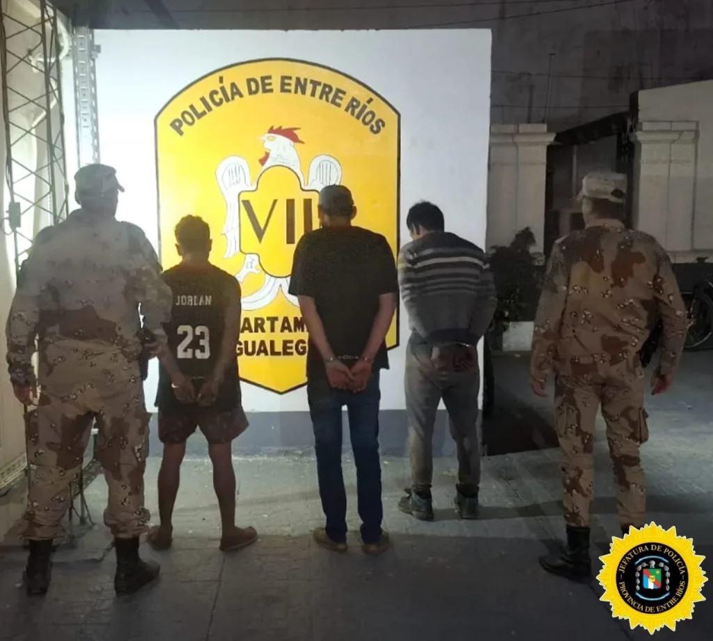 Agarraron a un conocido en el ámbito policial: cayó “Chequendengue” y sus secuaces con las manos en la carne
