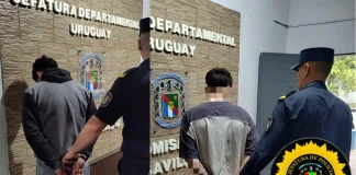 Basavilbaso: Dos jóvenes detenidos, uno de ellos armado y alcoholizado tras una violenta confrontación