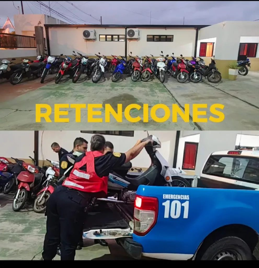 Operativos Policiales de Control Vehicular: 32 Motocicletas y 2 Automóviles Retenidos por Infracciones de Tránsito