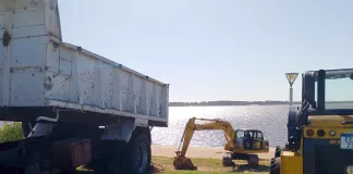 Realizan obras de mejora y limpieza en los balnearios de la ciudad