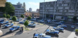 Frigerio entregó nuevos patrulleros para reforzar la seguridad de la provincia