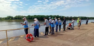 Se disputó el torneo de pesca deportiva para adultos mayores