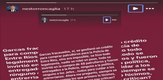 Patrulleros y polémica: tenso cruce entre Roncaglia y Casaretto