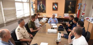 Coordinan acciones de seguridad para los festejos de Navidad y Año Nuevo