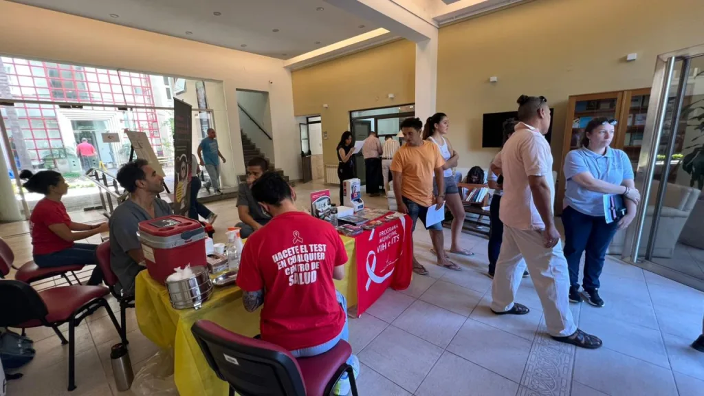Realizaron testeos rápidos y gratuitos de VIH